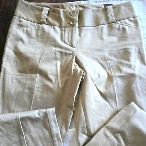The Limited Tan Trousers Flat Front Professional